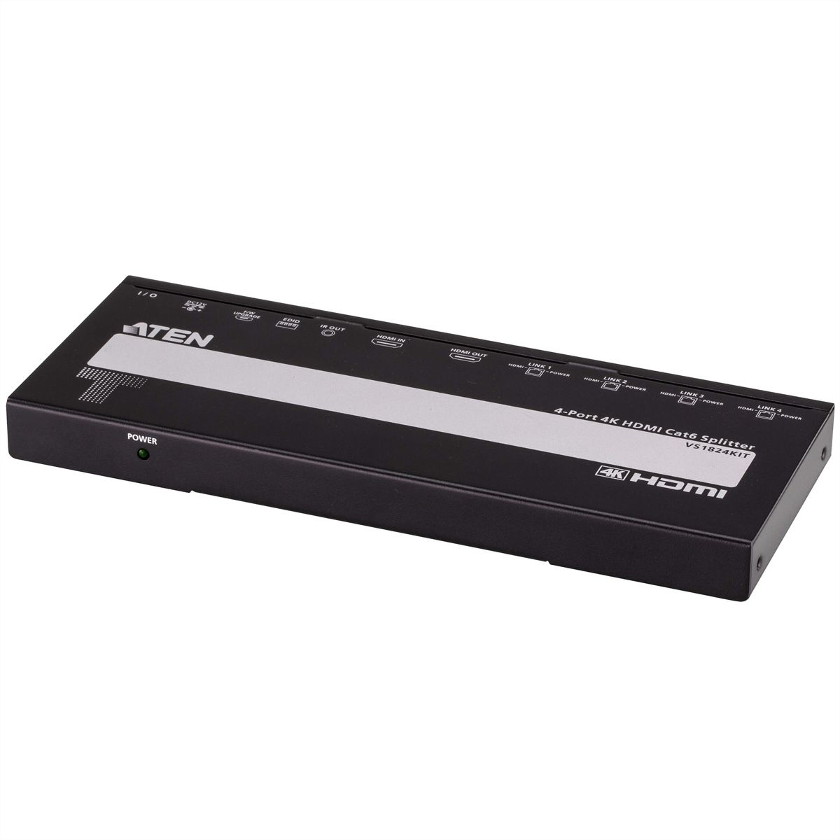 ATEN VS1824KIT 4-Port 4K HDMI Cat6 Splitter mit 4 Empfänger