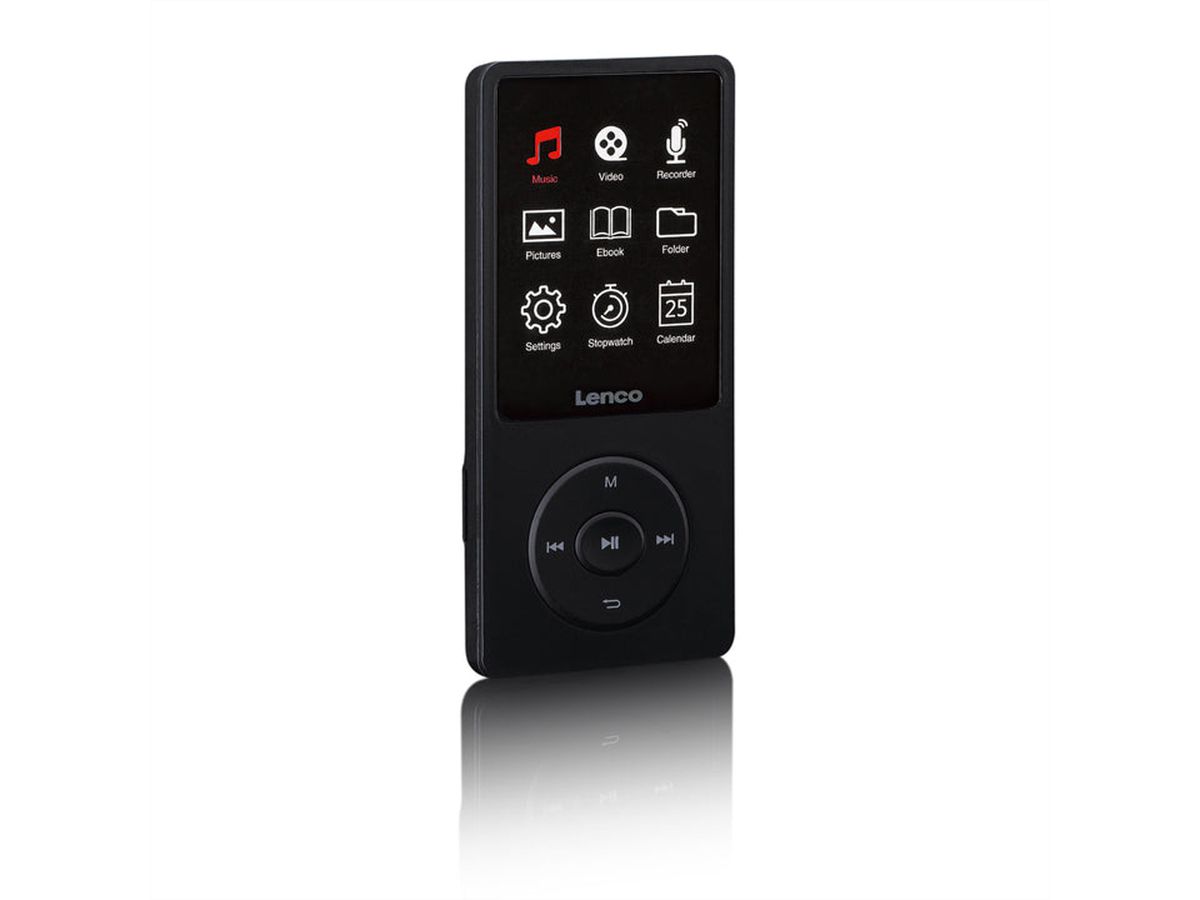 Lenco MP3 player Xemio-669BK schwarz, 2,4" Display
