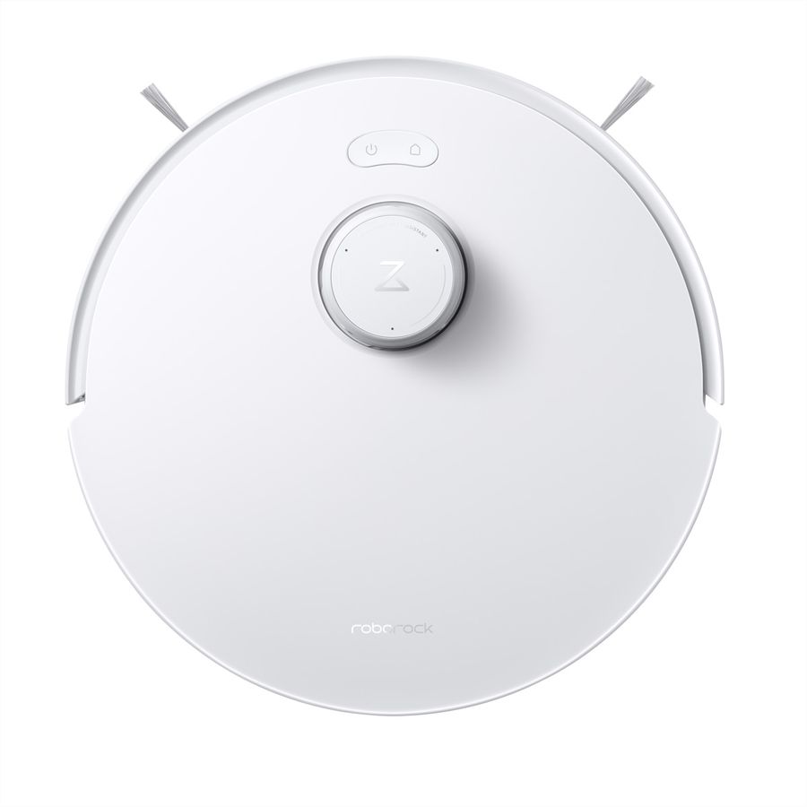 Roborock Aspirateur robot Qrevo Curv 2 FlowX, blanc