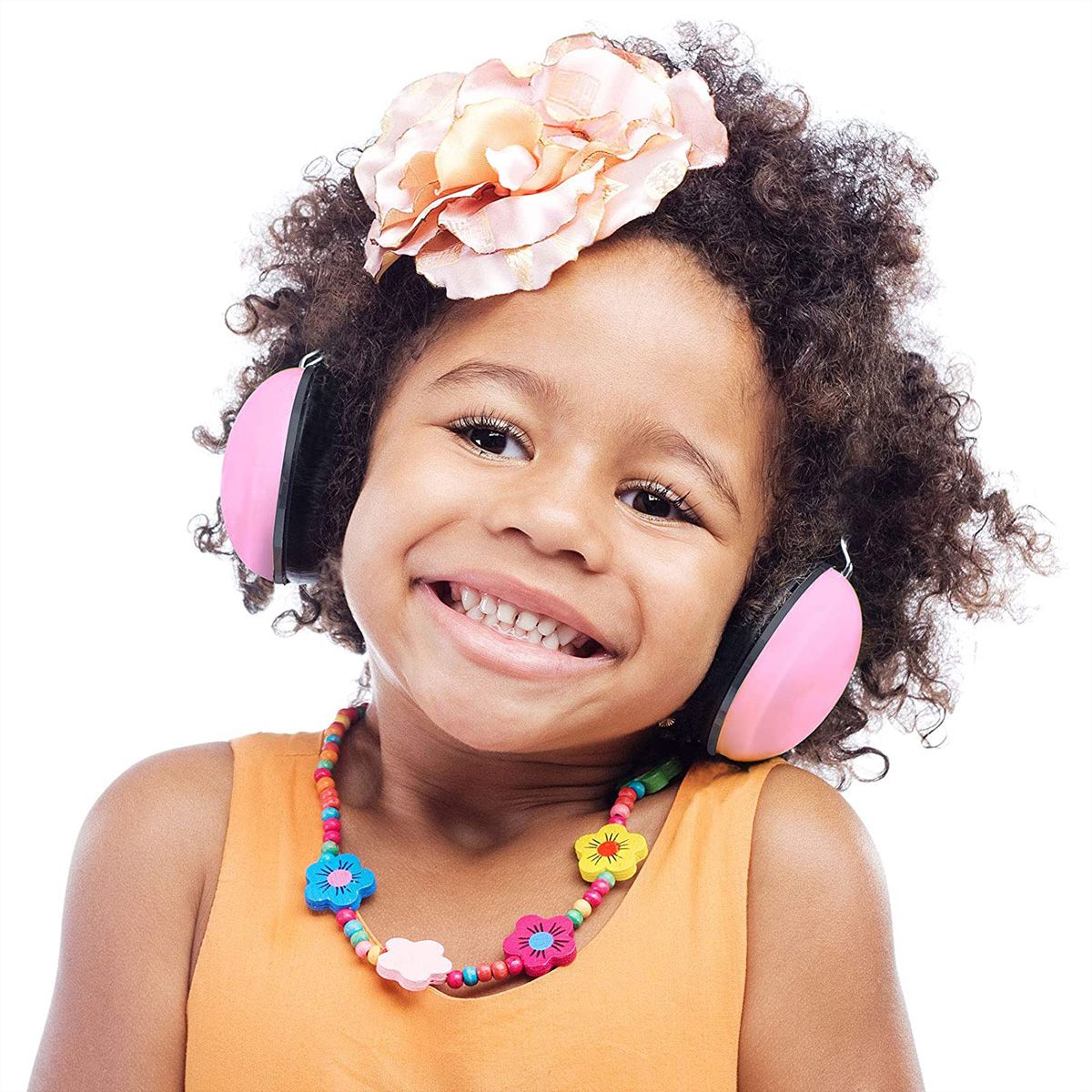 Alecto BV-71RE Gehörschutz für Kinder, Pink