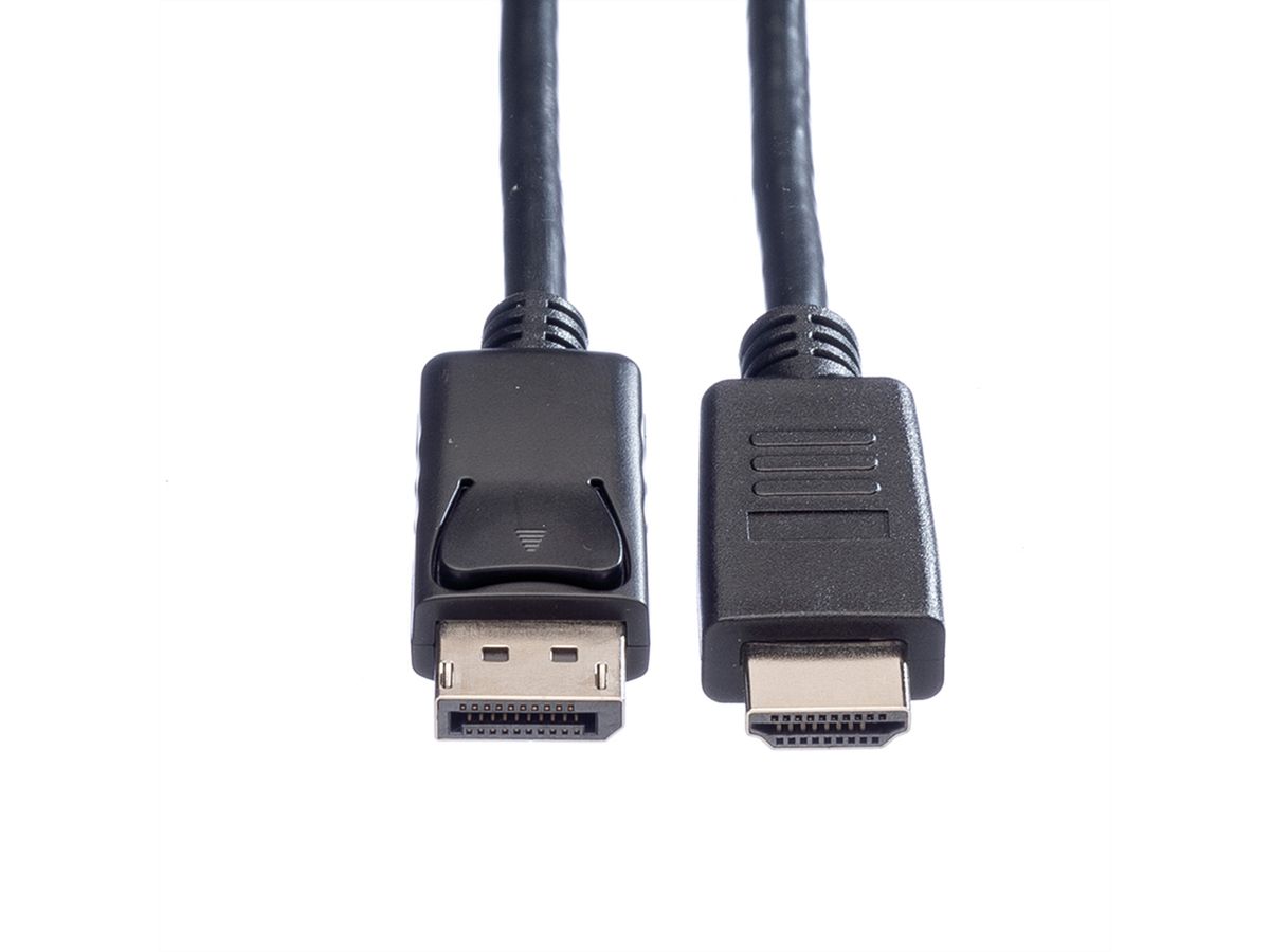 ROLINE GREEN Câble DisplayPort DP - HDTV, M/M, noir, 2 m