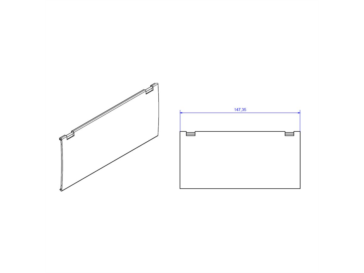 BACHMANN KAPSA X-Small Couvercle, noir