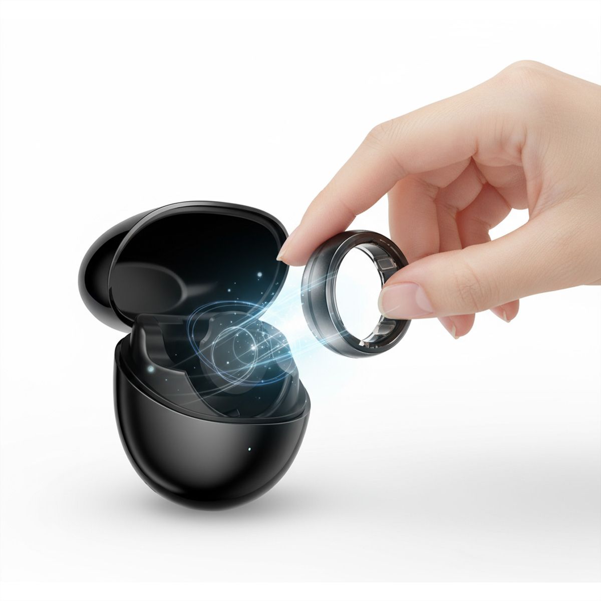 MYnextRING Smart Ring Silber, Grösse 7