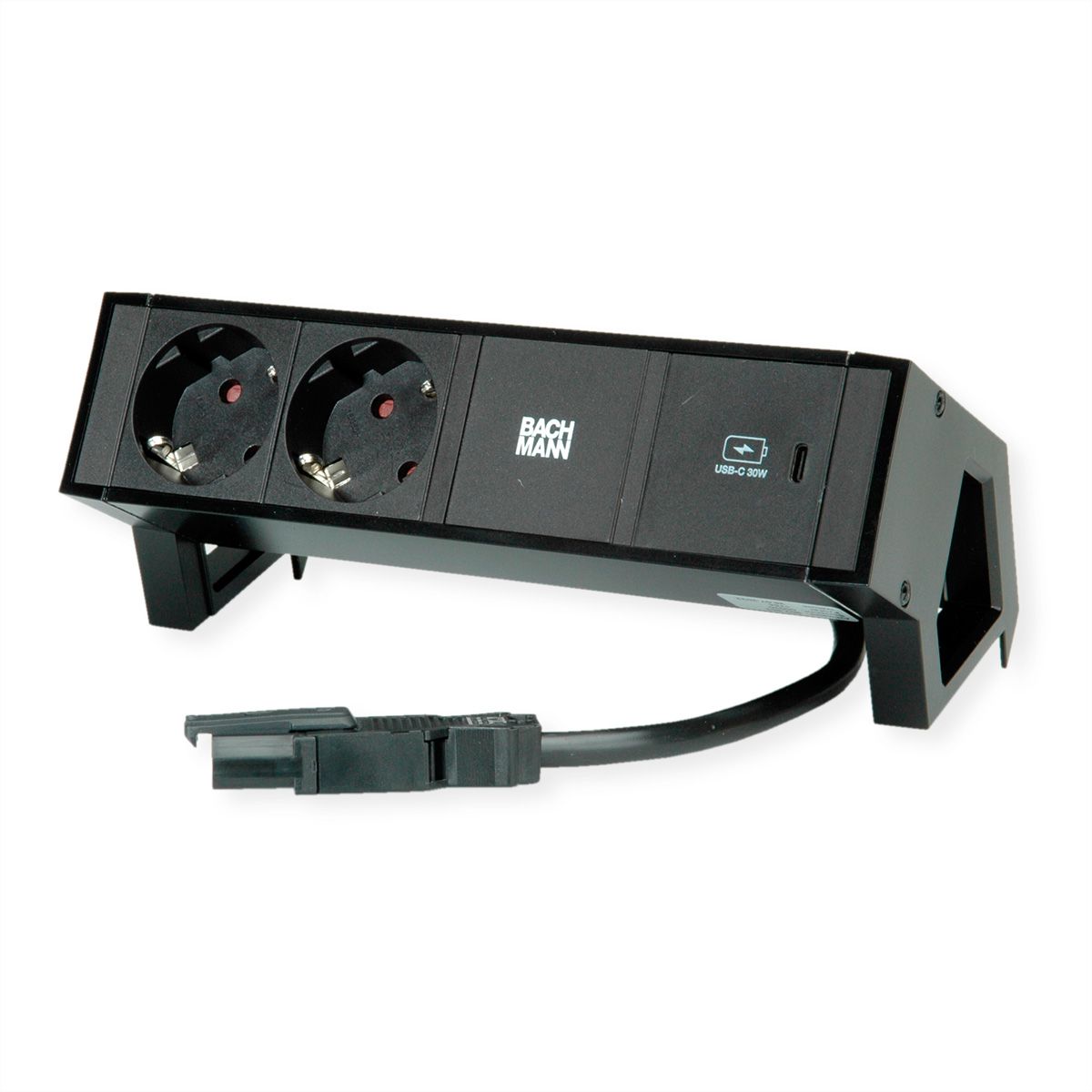 BACHMANN DESK2 2x contact de protection USB C