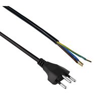 Schönenberger Anschlussleitung T12, H05VV-F 3G1.0mm² 3m weiss, weiß, 3 m