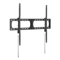 VALUE Support mural TV, Très robuste, fixe, 37–140 pouces, jusqu'à 125 kg
