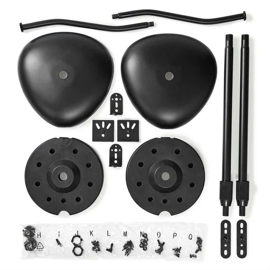 Nedis Lautsprecher-Bodenständer universal schwarz, 2 Stück, höhenverstellbar, 4.5 kg