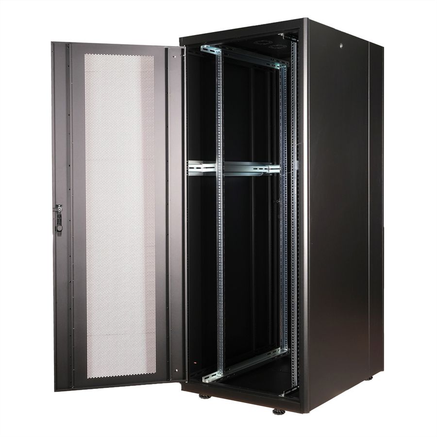 ROLINE 19" Baie serveur Basic 42U, 800x1000 LxP Porte perforée noir