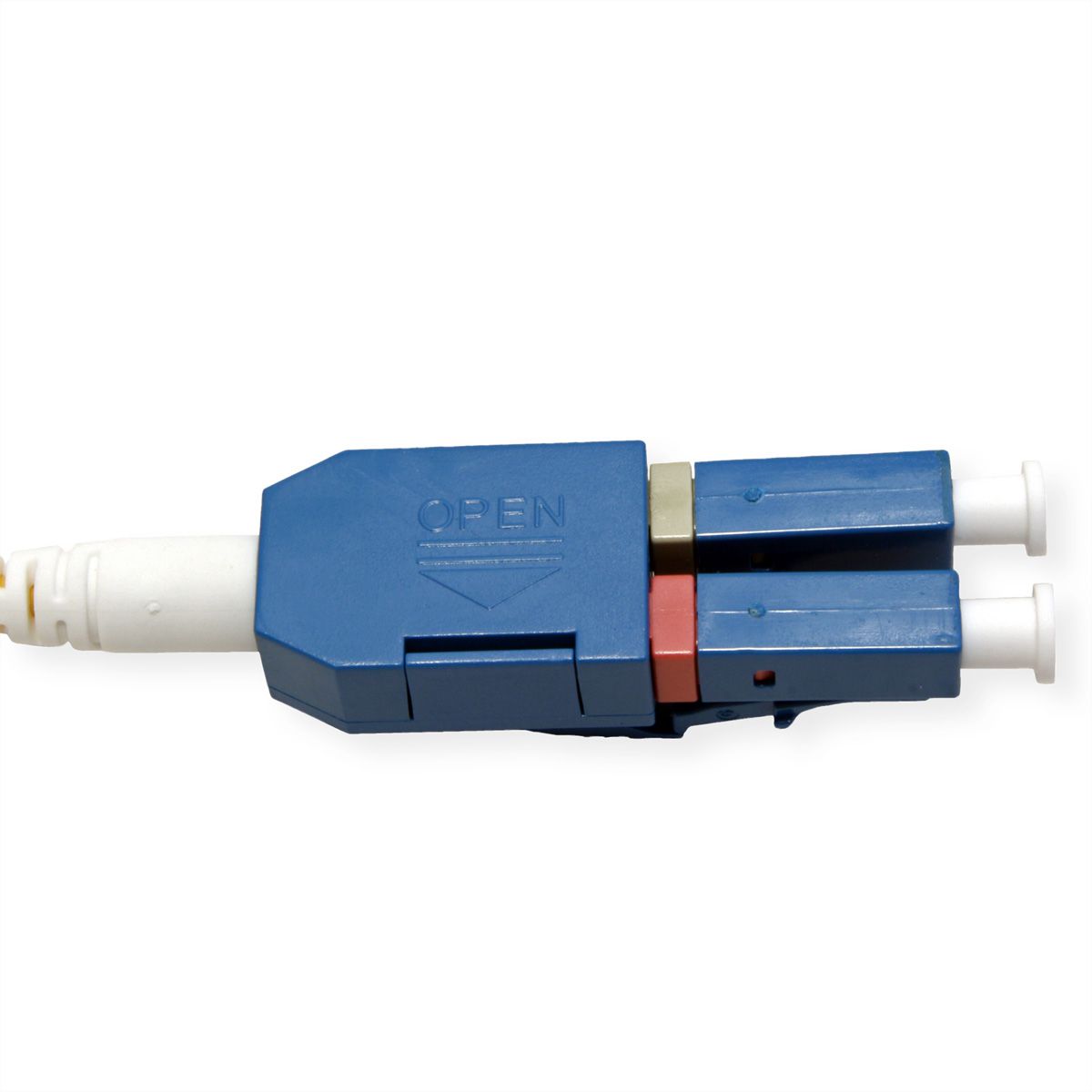 ROLINE LWL-Kabel duplex 9/125µm OS2, LC/LC, LSOH, UNIBOOT, Slim, gelb, 0,5 m