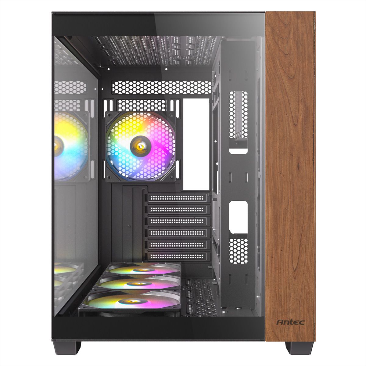 ANTEC CX800 ARGB_B Wood Boîtier PC Midi Tower Black ATX