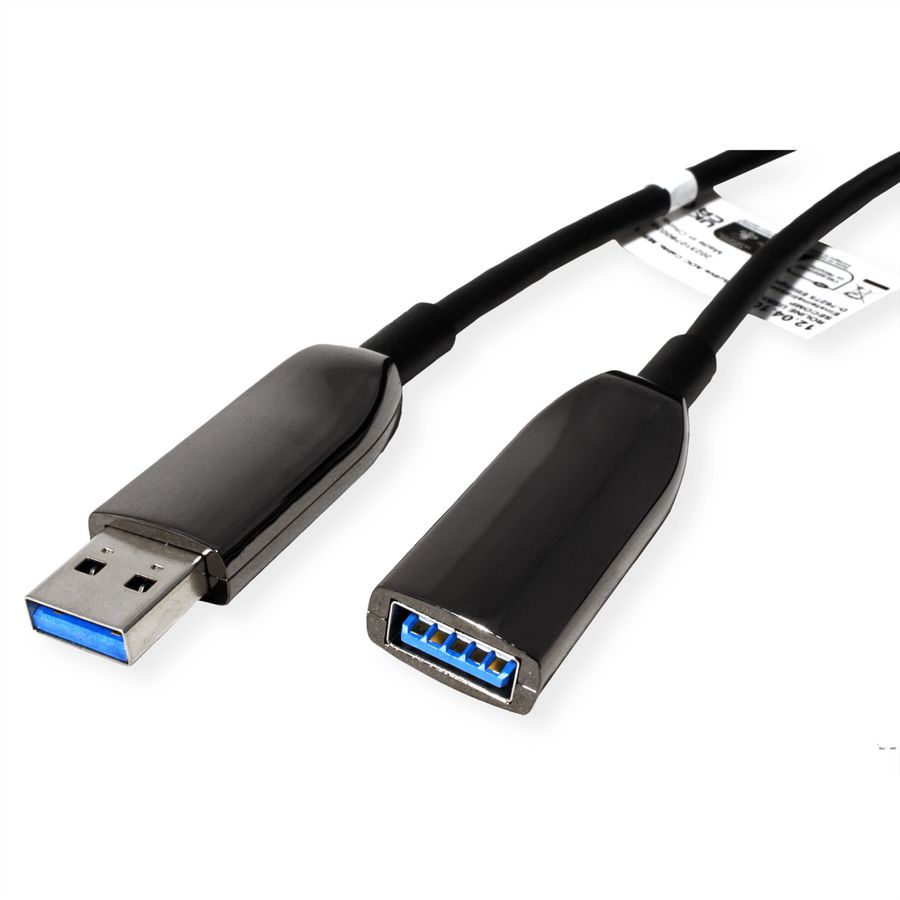 ROLINE Rallonge USB 3.2 Gen 1, AOC, noir, 15 m