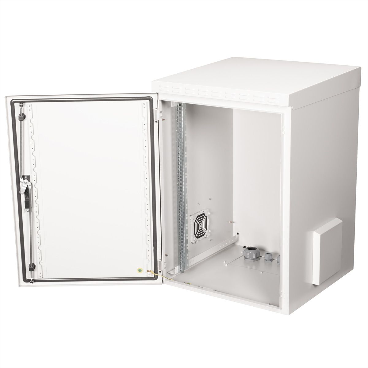 ROLINE 19-Zoll Wandgehäuse Pro 16 HE, 600x600 BxT IP55 outdoor grau
