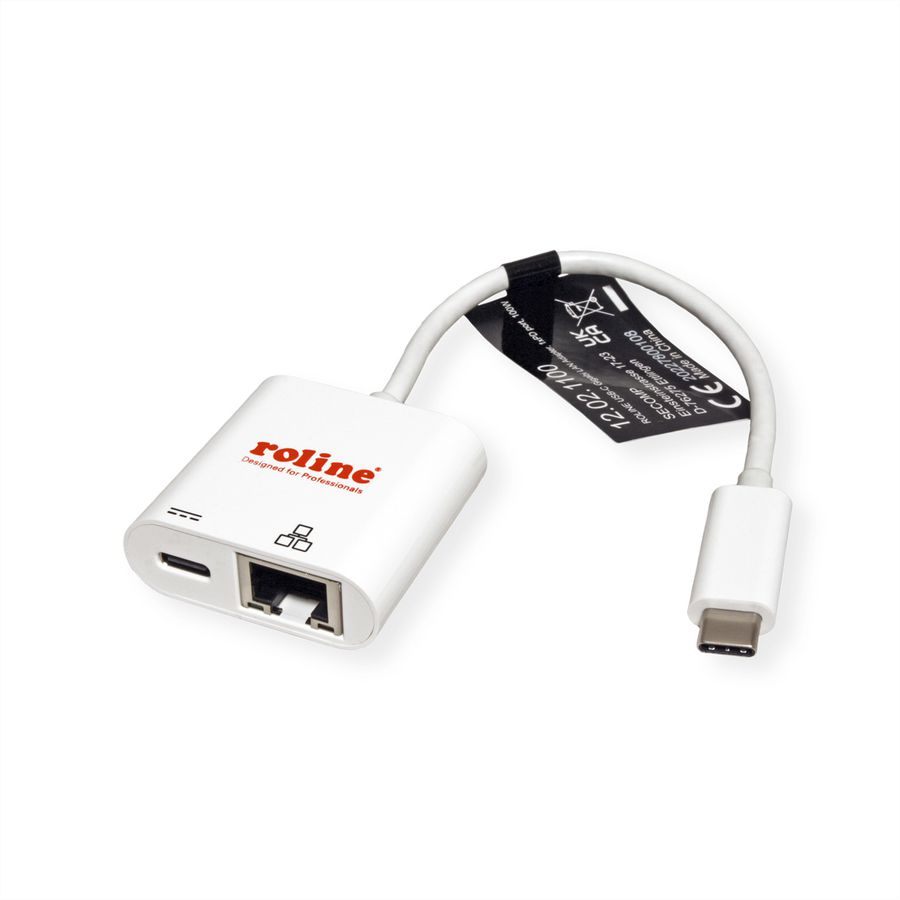 ROLINE Convertisseur USB-C - Gigabit Ethernet, PD port