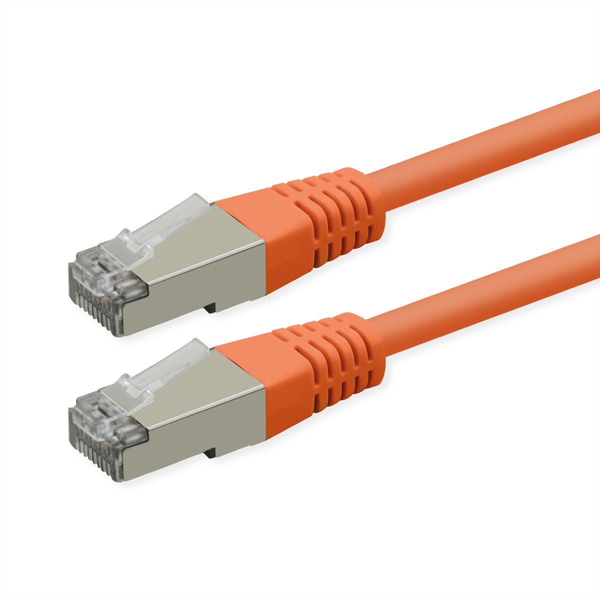 ROLINE Patchkabel Cat.6 (Class E), PoE, S/FTP (PiMF), orange, 5 m