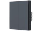 Aqara Wandschalter H1 ohne Neutralleiter, 2x Schalter, für 86mm Format