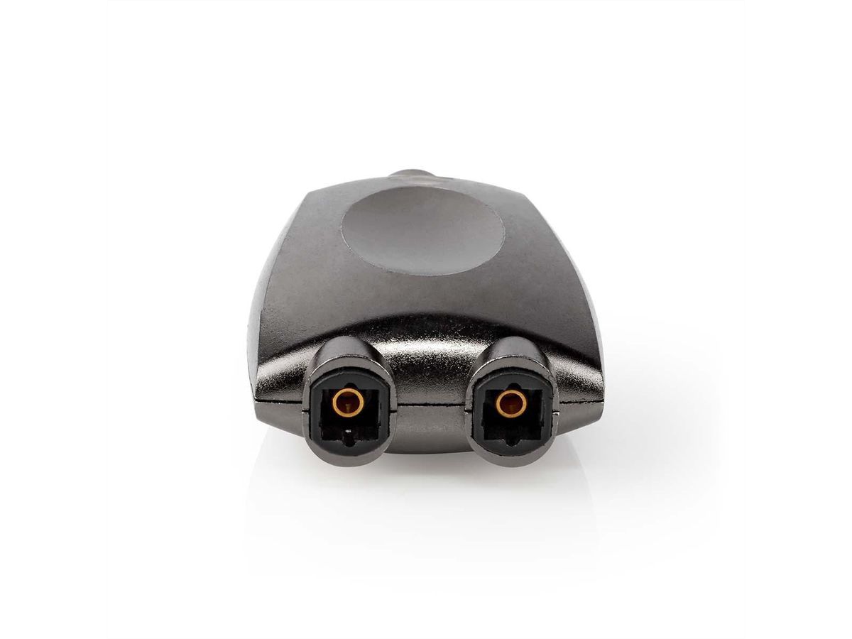 Adaptateur Toslink Nedis, splitter, BU/BU, gris