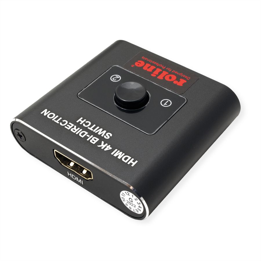 ROLINE 4K HDMI Switch, 2fach, bidirektional