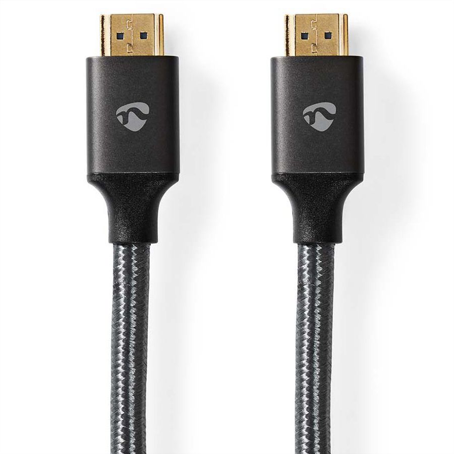 Nedis 8K HDMI Ultra HD Kabel, ST/ST, grau, 2m