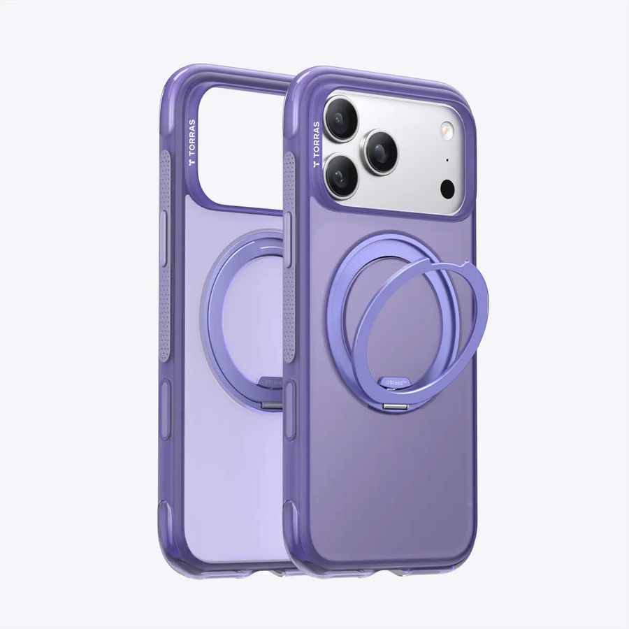 Torras Ostand O3 Air Case, iPhone 17 Pro, violet