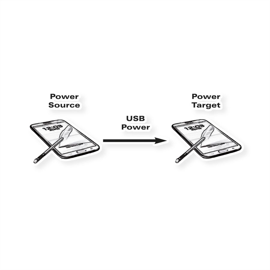 VALUE Câble chargeur USB 2.0, Micro B - Micro B, M/M, 0,3m