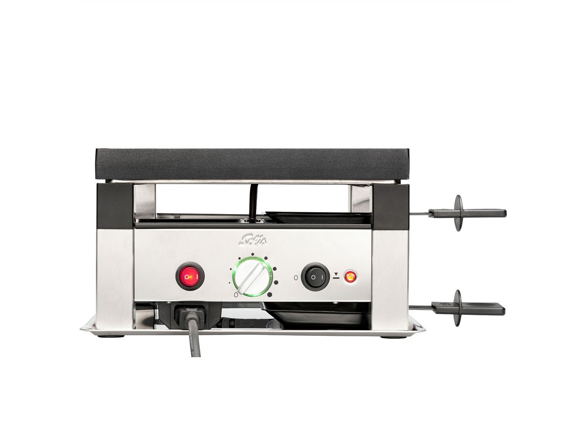 Solis 4 en 1 Raclette & Grill à pizza pour 4 personnes