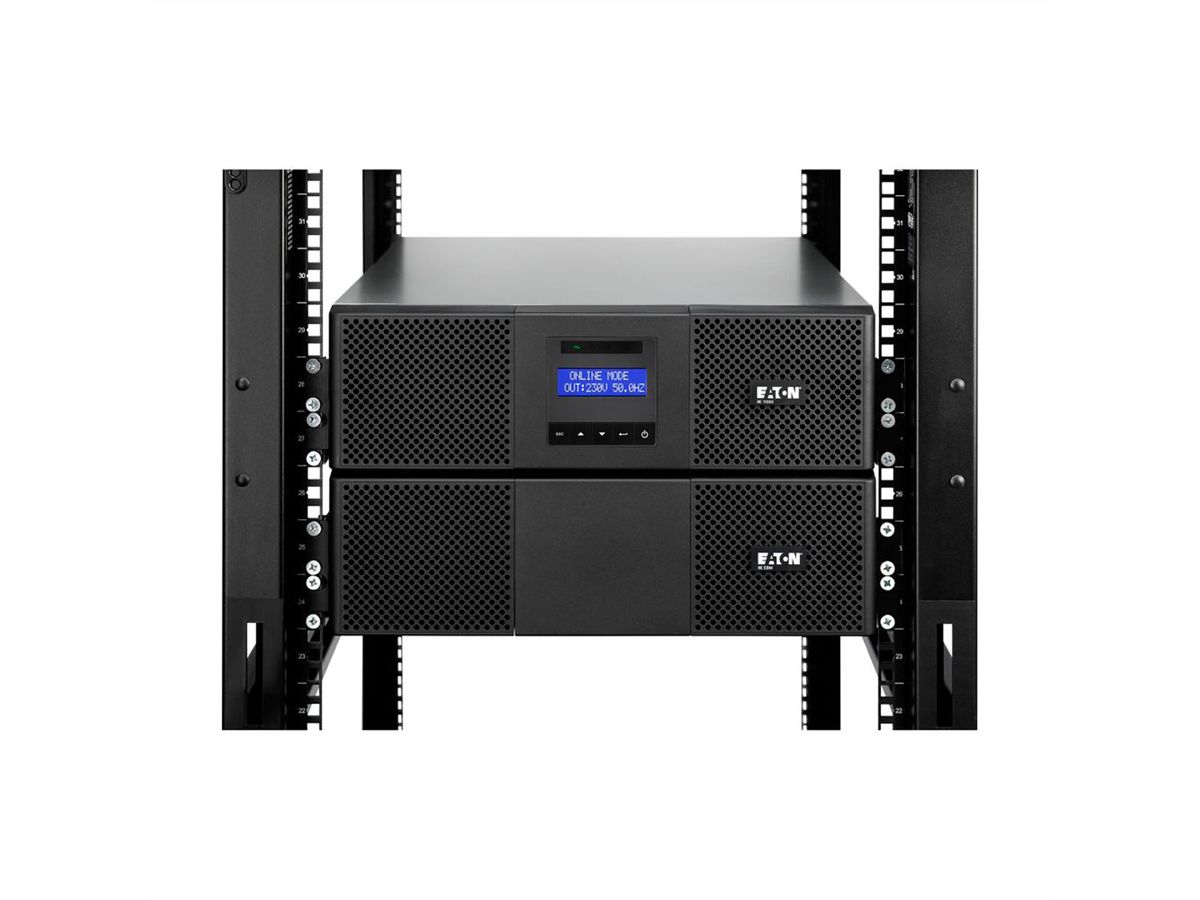 Eaton 9E 11000i 19" Rackmodell 6HE 11000VA / 10000W  / Technologie: Online Doppelwandler