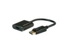 ROLINE Adaptateur DisplayPort - HDMI, 4K@60Hz, DP v1.4, DP M-HDMI F