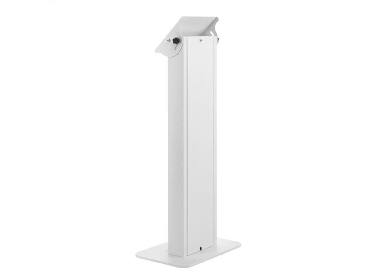 Hagor vis-it Tilt Floormount 22 - 43 White, Indoorstele zur Bodenmontage mit stufenloser Neigungseinstellung, weiß