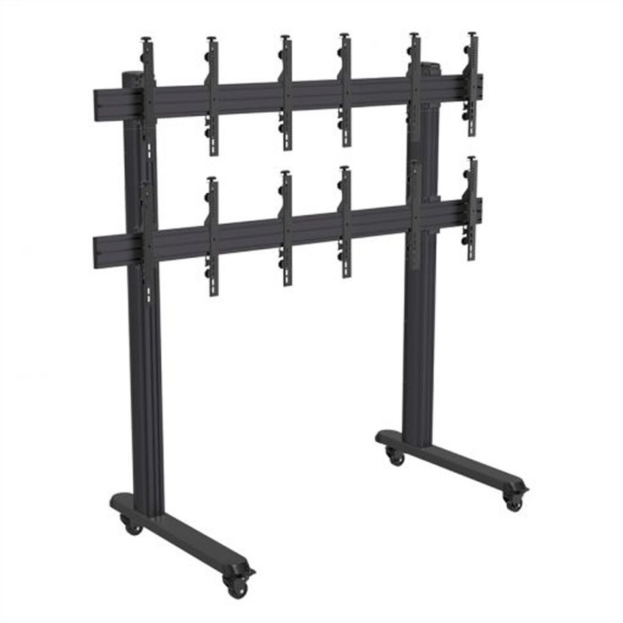 Hagor Wandhalterung HA-VWT 3 x 2 Portrait, Videowall-Trolley, schwarz
