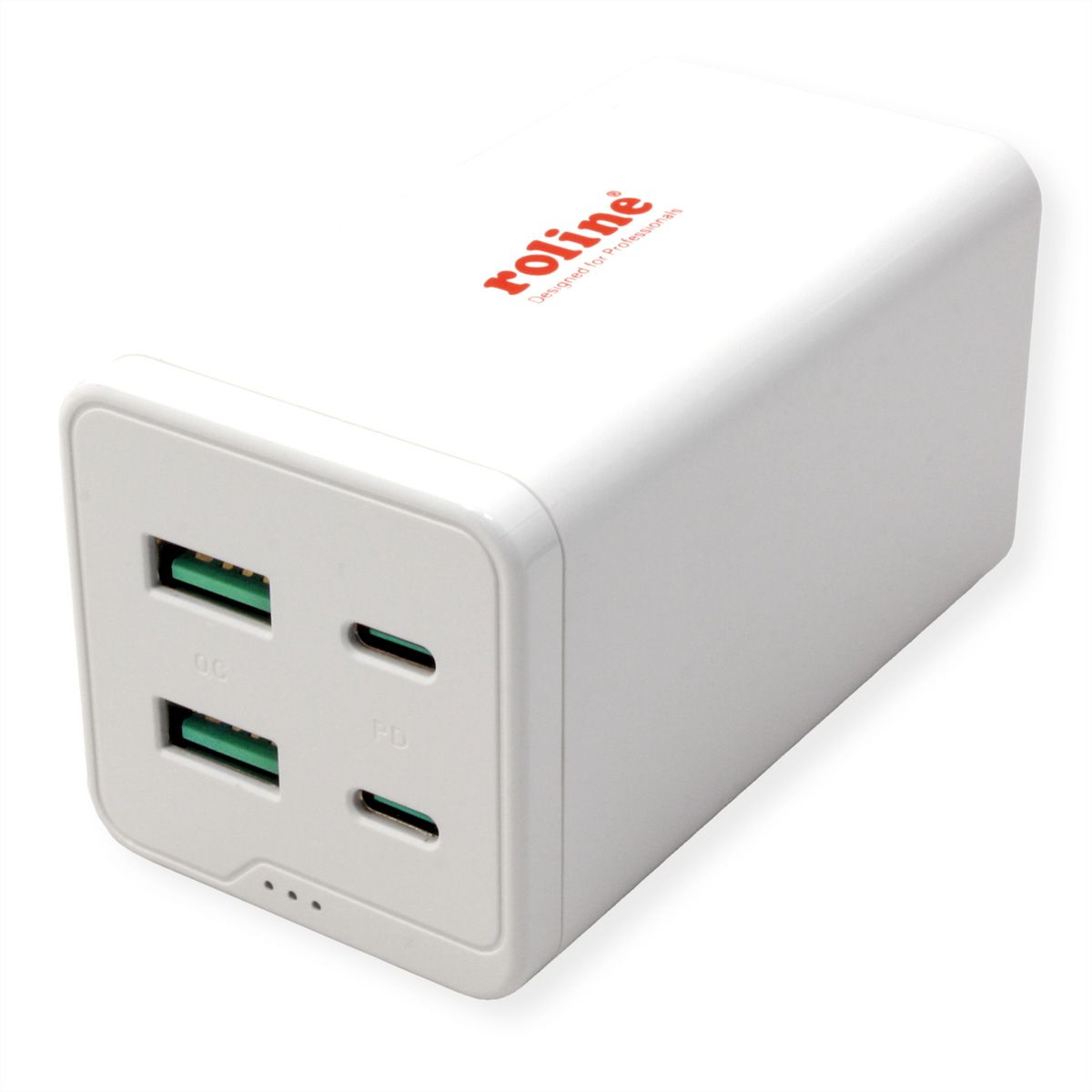 ROLINE Chargeur USB, 4 ports USB (2x USB-C, 2x USB-A QC3.0), max. 120W