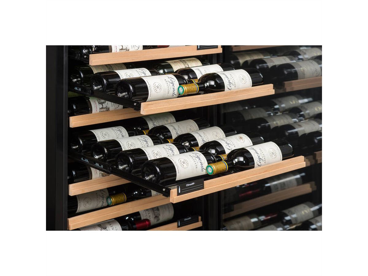 Climadiff Weinkühlschranketiketten, 5er-Set, wiederverwendbar, Climadiff Etiketten Schwarz