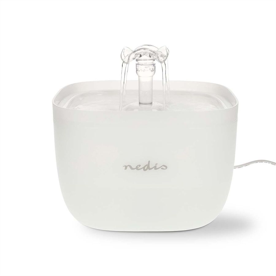 Fontaine à eau pour animaux Nedis 2 l, blanc