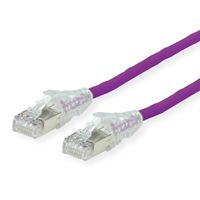 Cordon DÄTWYLER Cat.6A (Classe EA) S/FTP, CU 7702 flex LSOH, AMP v2, violet, 3 m