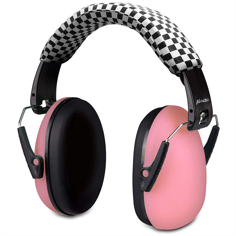 Alecto BV-71RE Gehörschutz für Kinder, Pink