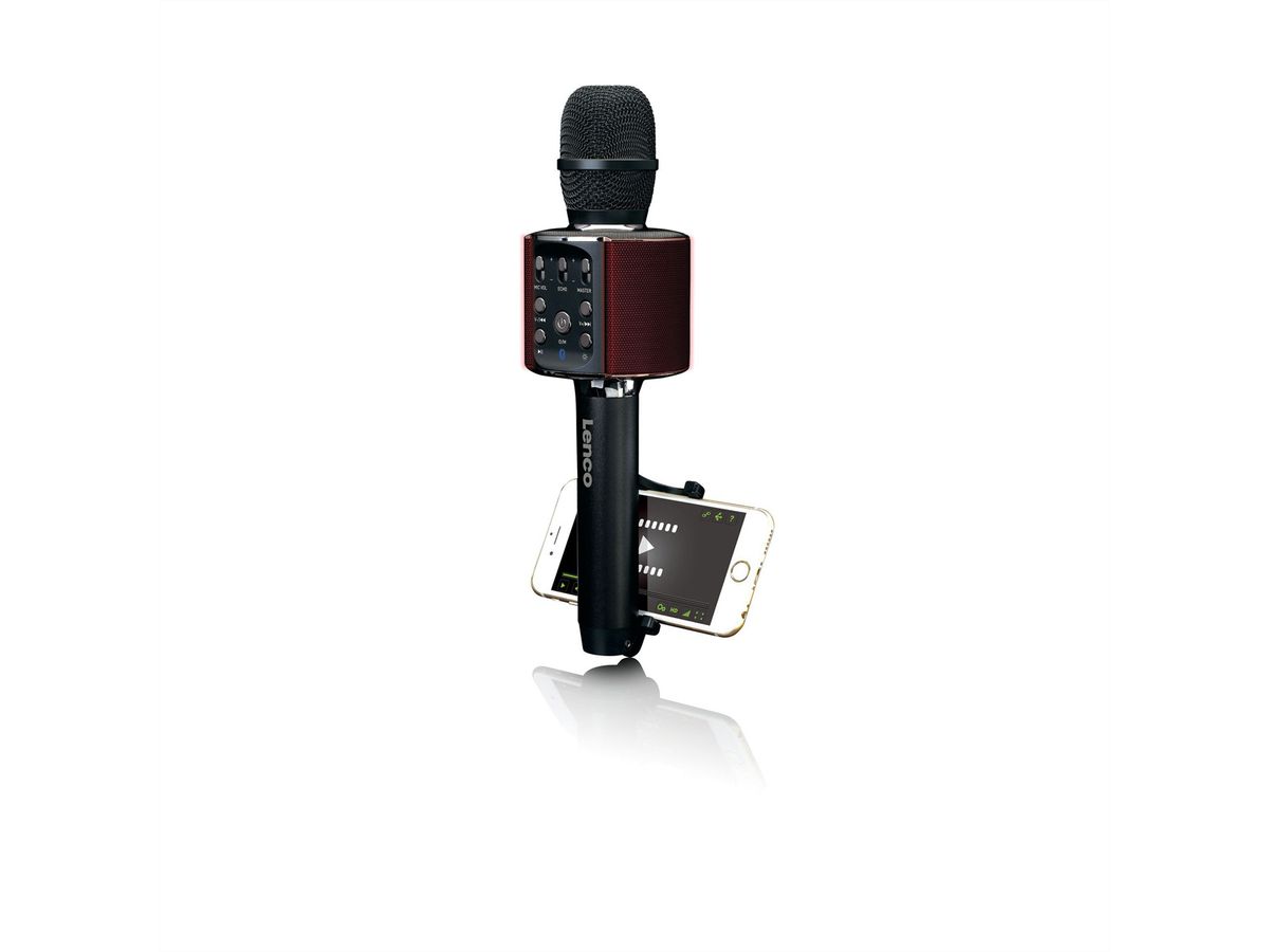 **DEMO**Lenco Microphone Karaoké BMC-090, Noir