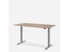 WRK21 Schreibtisch Smart 180 x 80 cm, Höhenverstellbar, Kendal Eiche / Grau