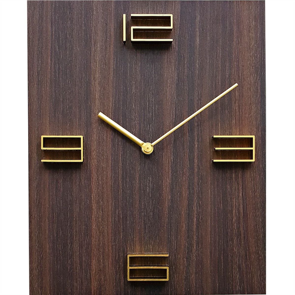 Technoline Wanduhr WT2100 braun Quarzuhr