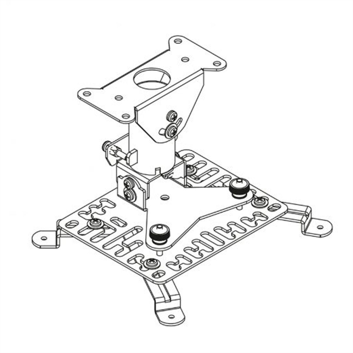 Hagor Support plafond HA BDH, support plafond universel pour vidéoprojecteur