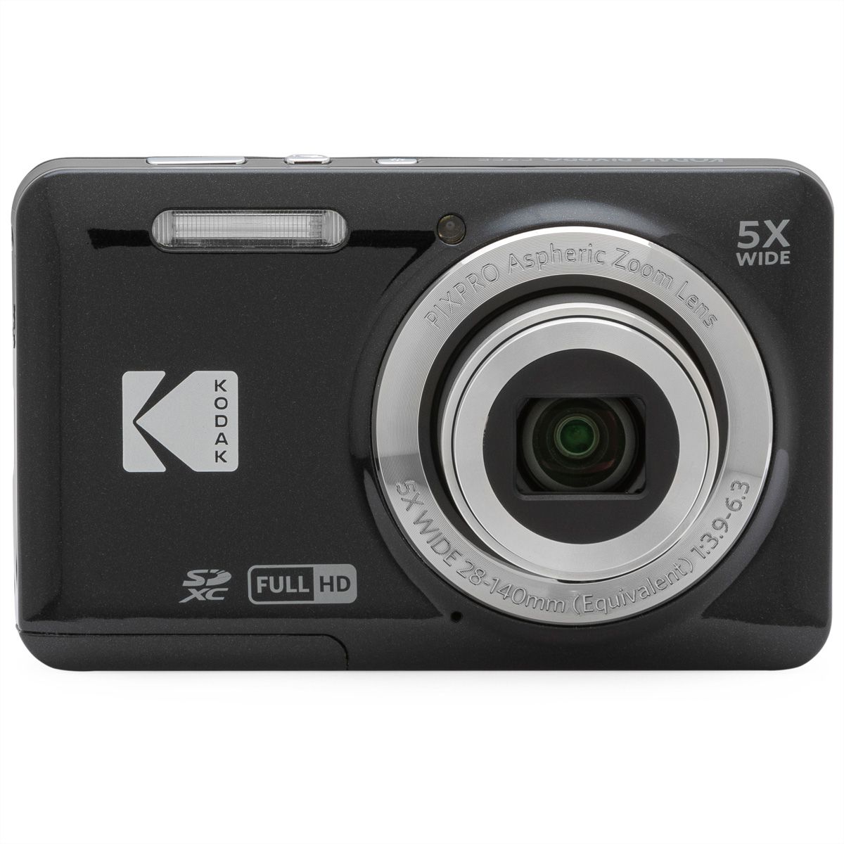 Appareil photo numérique Kodak, Pixpro FZ55BK, 5x Opt. Zoom, 16MP, 1080p Full HD Video