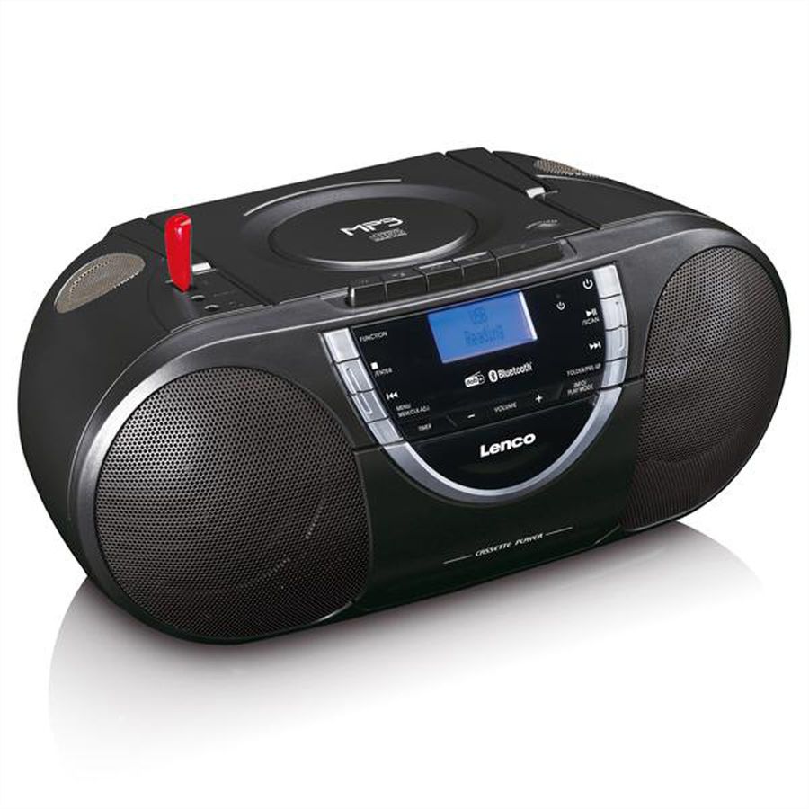 Lenco DAB+-Radio/Boombox SCD-6900, Kassette, CD/MP3-Player, FM, DAB+, black