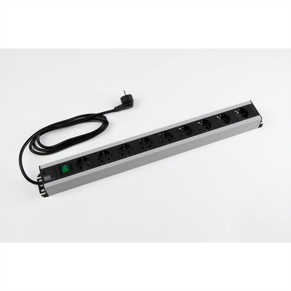 BACHMANN Handwerkerleiste 9x Schutzkontakt, Schalter, 2 m