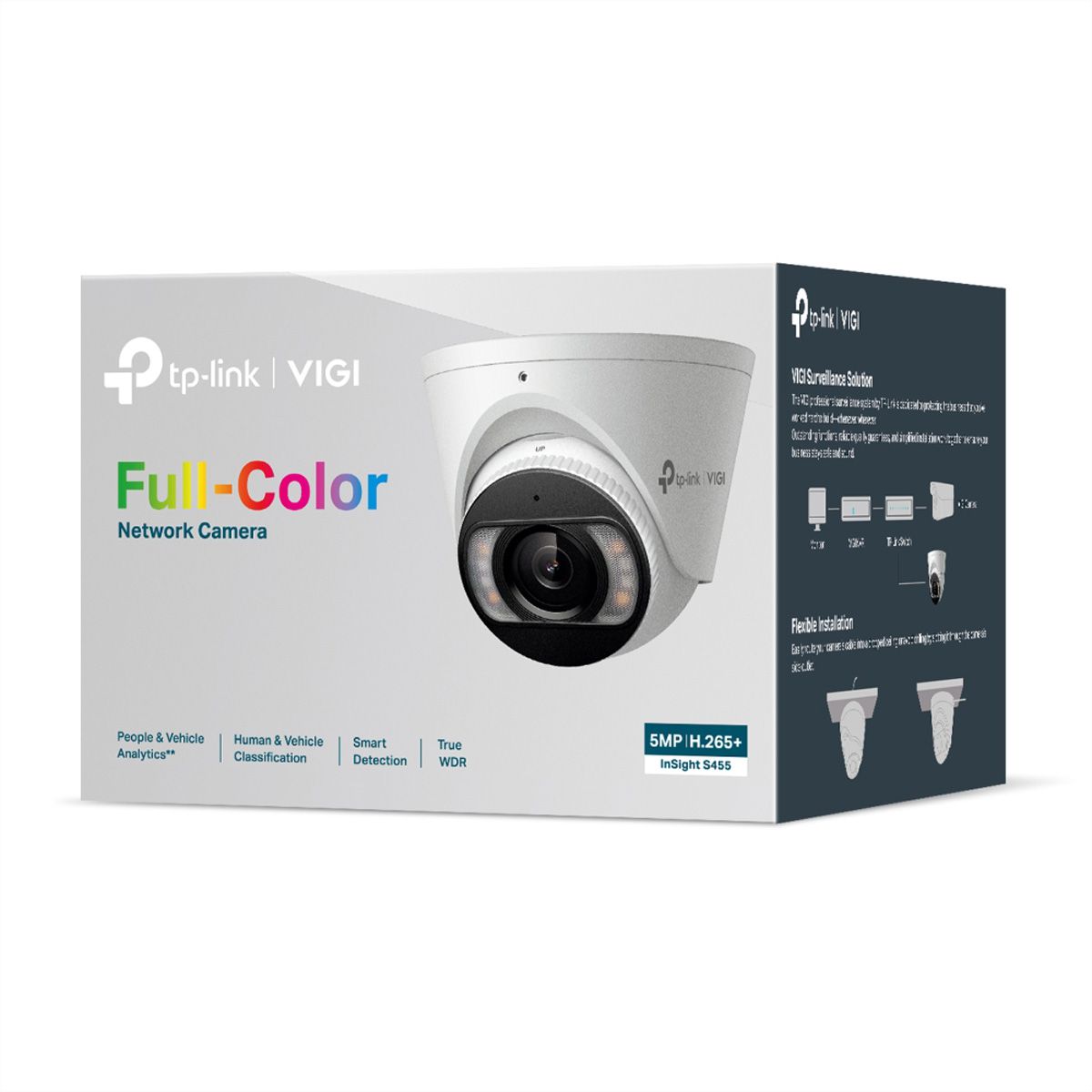 TP-Link VIGI InSight S455(4mm) Turret Kamera 5 MP, 88°, IR-LED 30m