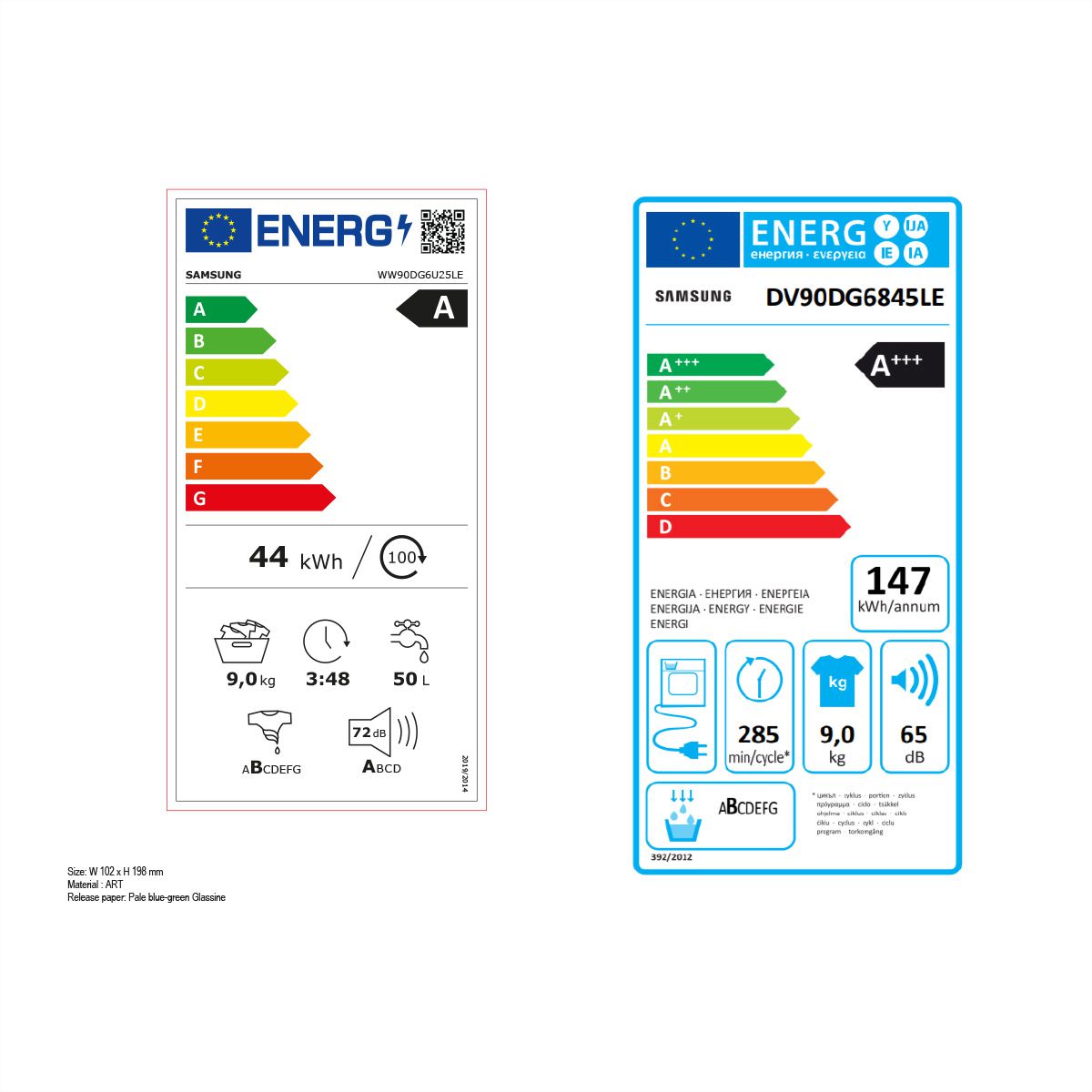 Samsung Waschturm WW6000_DV6000, 9/9kg WW90DG6U25LEU5_DV90DG6845LEU5_SKK-DF
