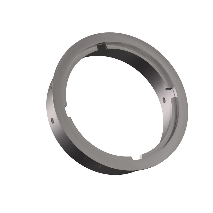 BACHMANN LOOP ROUND Passe-câbles, rond, argent