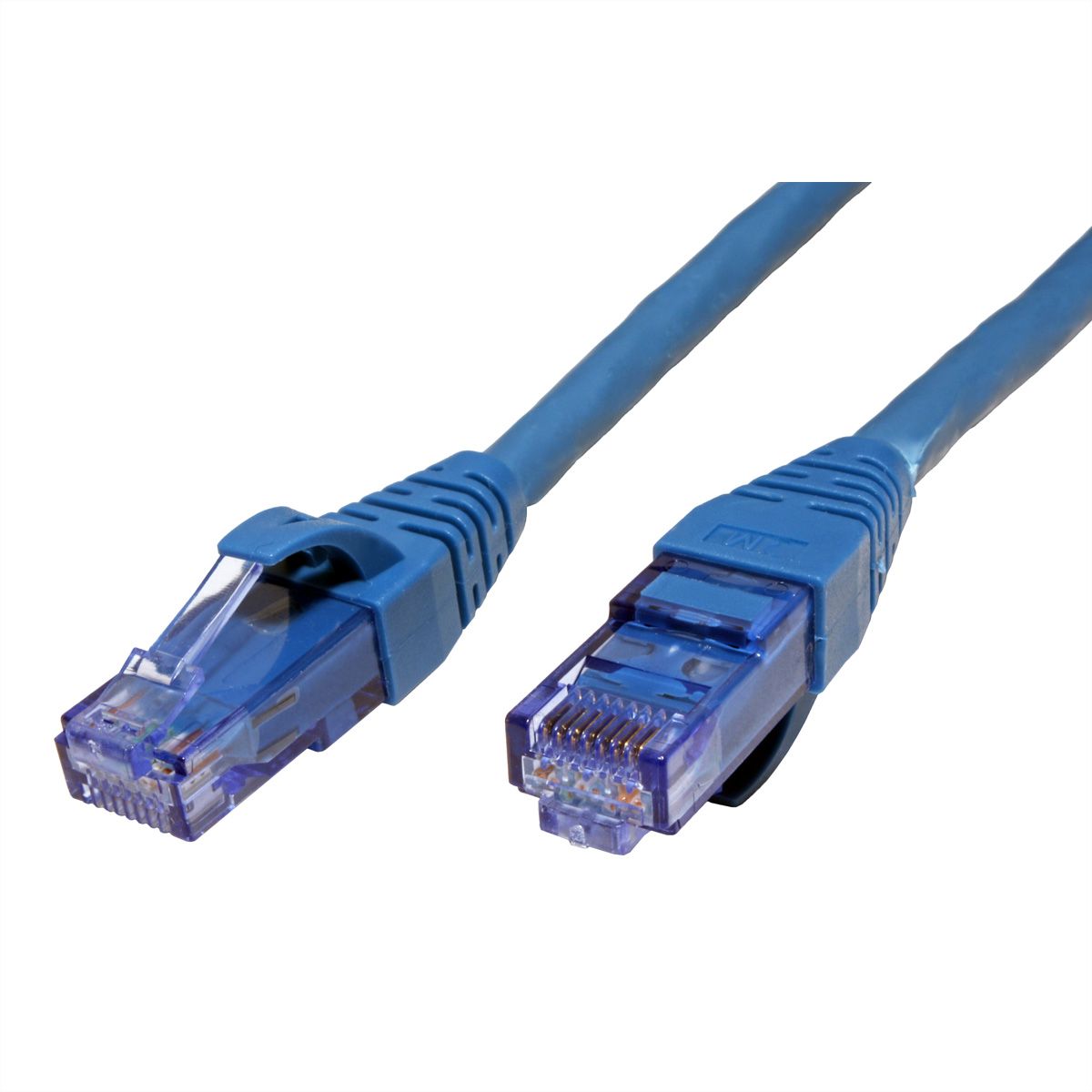 Cordon ROLINE UTP Cat.6A / 10 Gigabit, Component Level, LSOH, bleu, 5 m