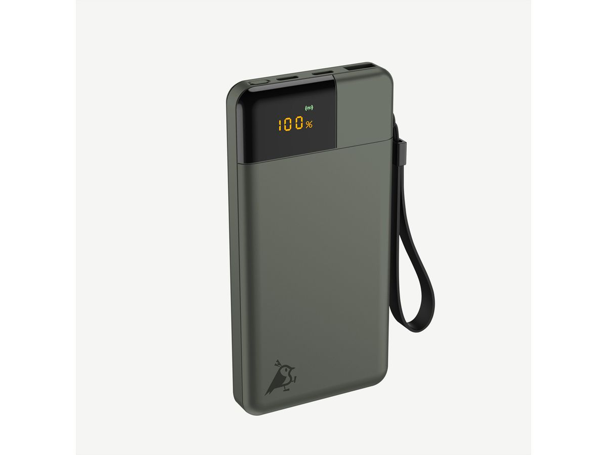 Aqiila Powerbank Powerbird B10, 20W vert mousse 10.000 mAh