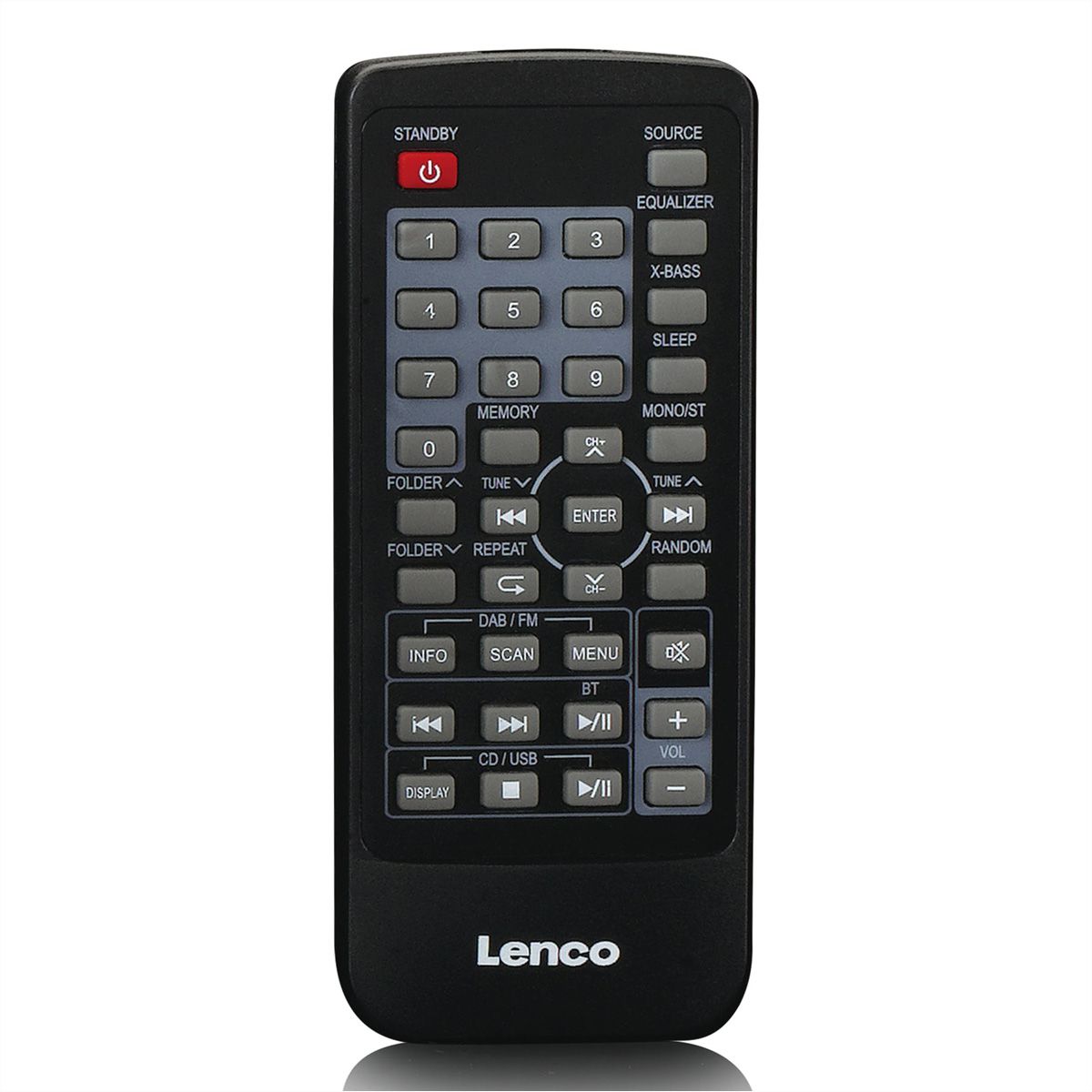 Lenco DAB+ Radio SCD-720, mit CD, USB, BT 5.0, DAB+, Kassette