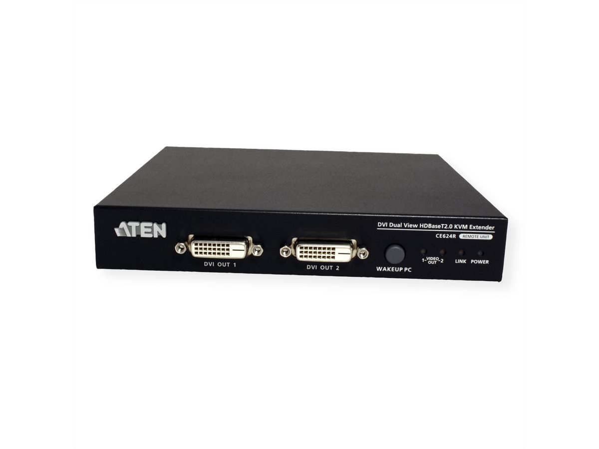 ATEN CE624 USB 2.0 DVI Dual Anzeige KVM Extender HDBaseT