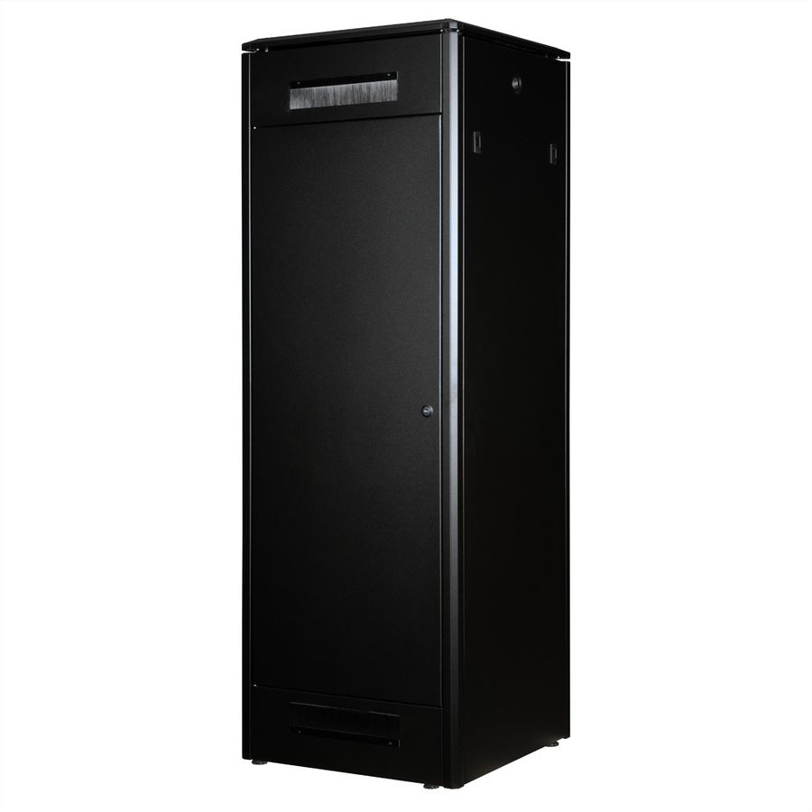 ROLINE 19-Zoll Netzwerkschrank Pro 36 HE, 600x600 BxT Glastür schwarz