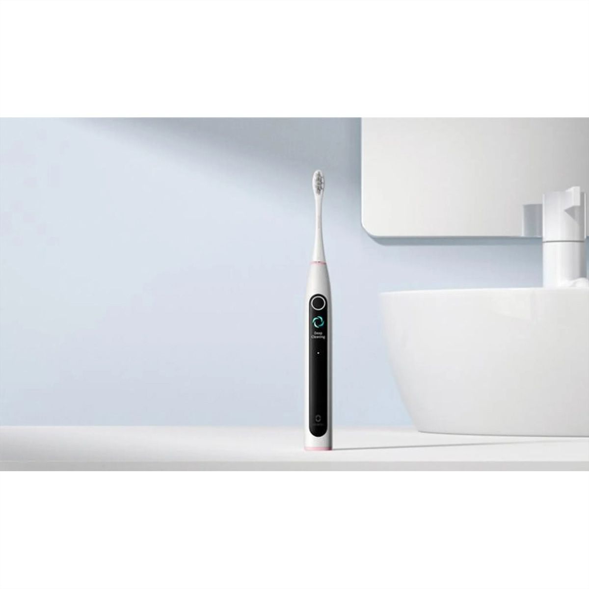 Oclean X Lite Set Schallzahnbürste Grau, 72’000 Bewegungen/min, Smart Screen, 40 Tage Akku